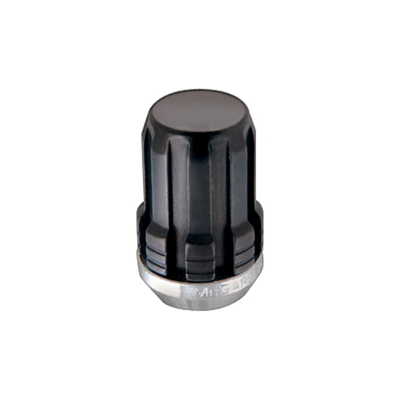 McGard SplineDrive Lug Nut (Cone Seat) M12X1.5 / 1.24in. Length (4-Pack) - Black (Req. Tool) - Image 3