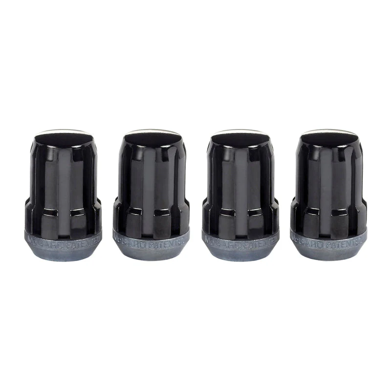 McGard SplineDrive Lug Nut (Cone Seat) M12X1.5 / 1.24in. Length (4-Pack) - Black (Req. Tool) - Image 4
