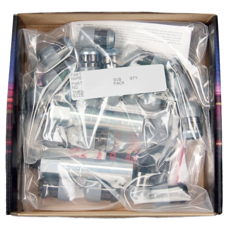 McGard SplineDrive Tuner 5 Lug Install Kit w/Locks & Tool (Cone) M12X1.25 / 13/16 Hex - Black - Image 6