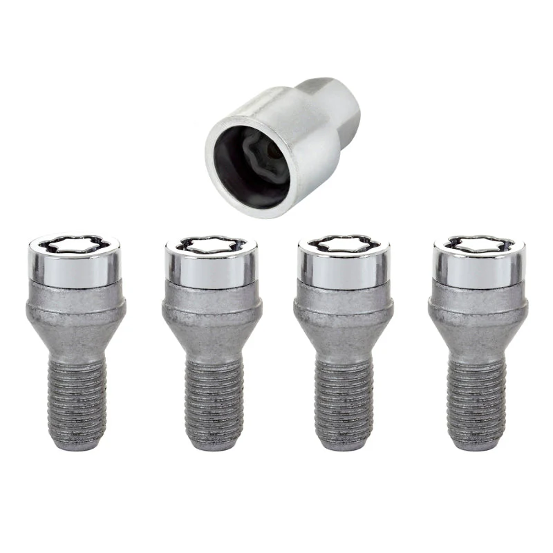 McGard Wheel Lock Bolt Set - 4pk. (Cone Seat) M12X1.25 / 17mm Hex / 22.0mm Shank Length - Chrome - Image 6