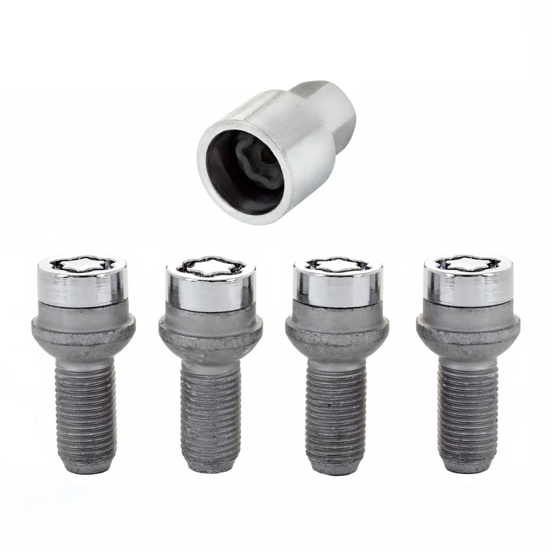 McGard Wheel Lock Bolt Set - 4pk. (Radius Seat) M14X1.5 / 17mm Hex / 26.7mm Shank Length - Chrome - Image 7
