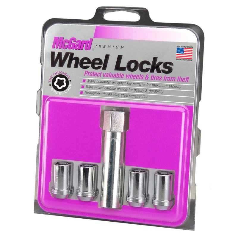 McGard Wheel Lock Nut Set - 4pk. (Tuner / Cone Seat) M12X1.25 / 13/16 Hex / 1.24in. Length - Chrome - Image 7