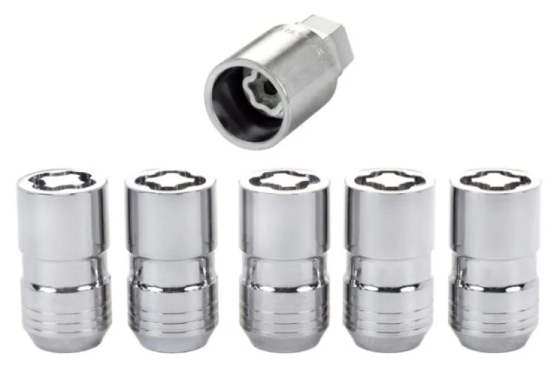 McGard Wheel Lock Nut Set - 5pk. (Cone Seat) M14X1.5 / 22mm Hex / 1.639in OAL - Chrome - Image 4