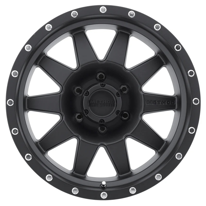Method MR301 The Standard 17x9 -12mm Offset 6x5.5 108mm CB Matte Black Wheel - Image 2