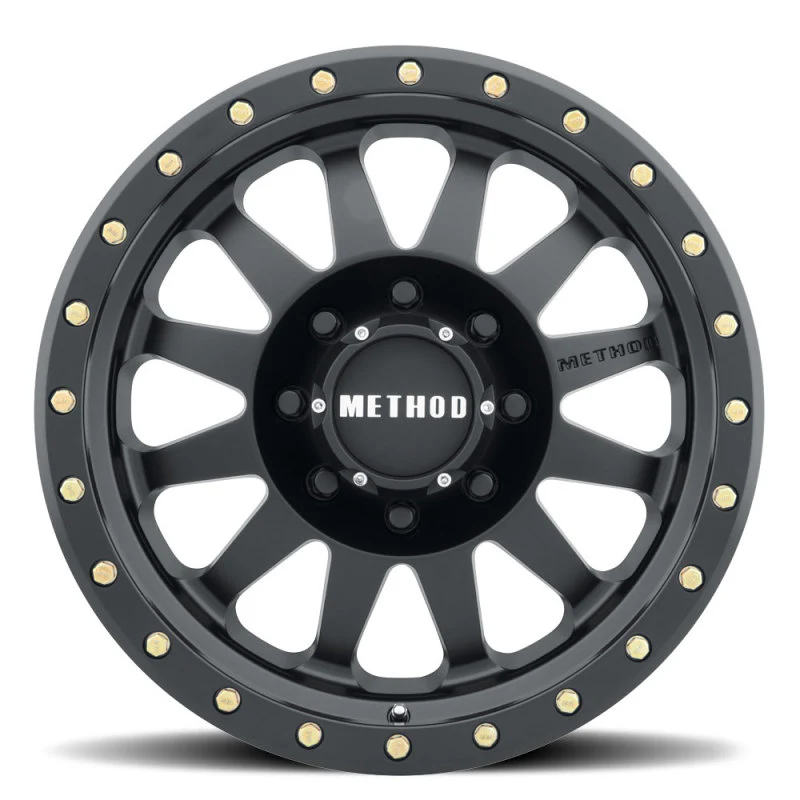 Method MR304 Double Standard 17x8.5 0mm Offset 8x6.5 130.81mm CB Matte Black Wheel - Image 2