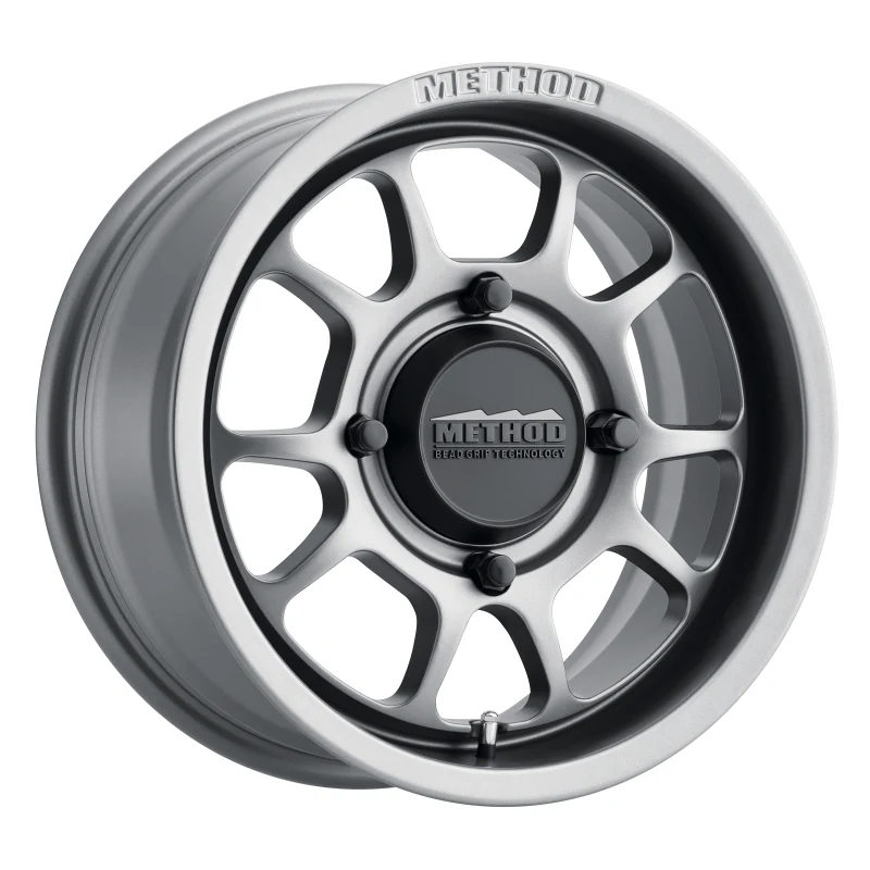 Method MR409 Bead Grip 15x7 / 4+3/13mm Offset / 4x156 / 132mm CB Steel Grey Wheel - Image 2