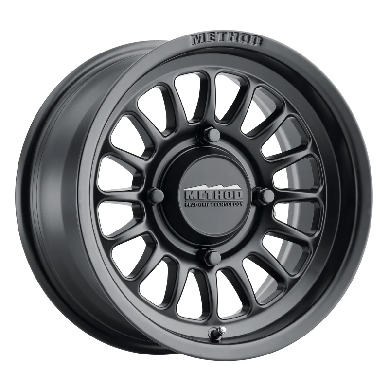 Method MR411 Bead Grip 15x7 / 5+2/38mm Offset / 4x156 / 132mm CB Matte Black Wheel - Image 2
