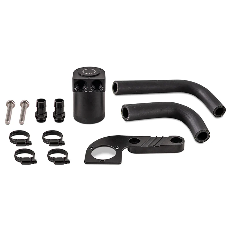 Mishimoto 2015+ BMW F8X M3/M4 Baffled Oil Catch Can - Wrinkle Black - Image 2
