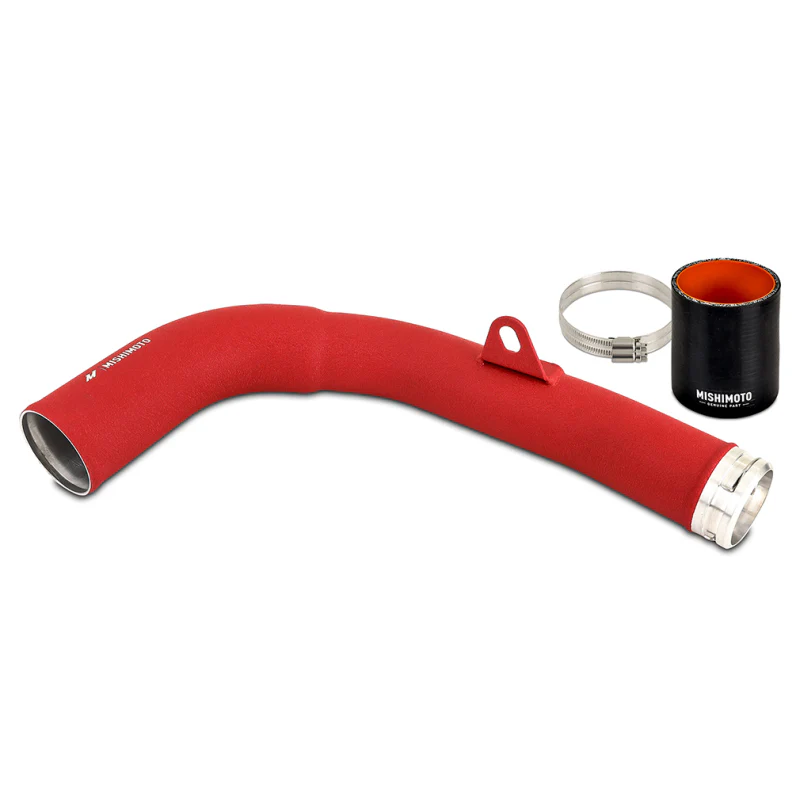 Mishimoto 2022+ Subaru WRX Charge Pipe - Wrinkle Red - Image 2