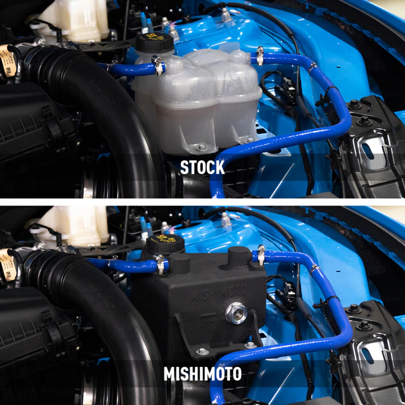Mishimoto 2024+ Ford Mustang V8/2.3L EcoBoost Expansion Tank - Polished - Image 2