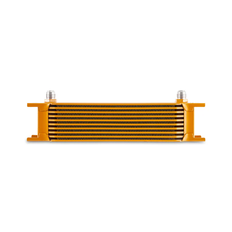 Mishimoto Universal -8AN 10 Row Oil Cooler - Gold - Image 7