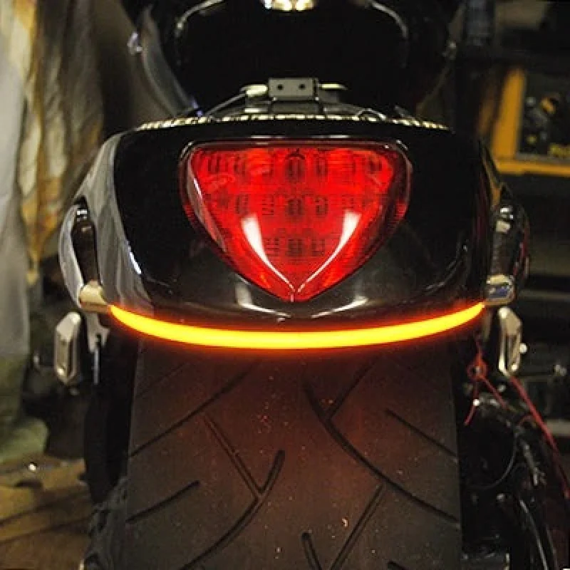 New Rage Cycles 06+ Suzuki M109R Rear Turn Signals w/Load EQ - Amber - Image 2