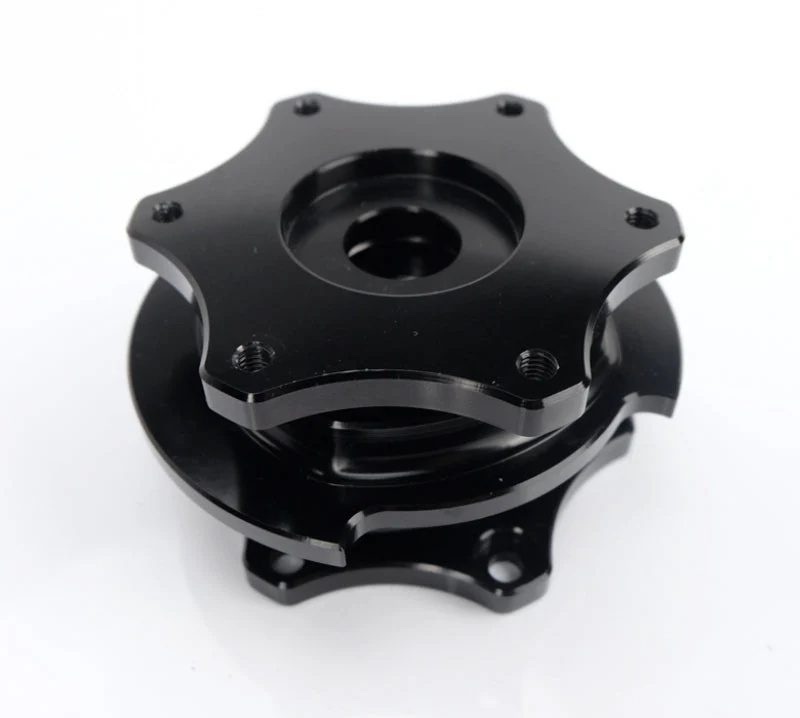 NRG Quick Release SFI SPEC 42.1 - Shiny Black Body / Shiny Black Ring - Image 3