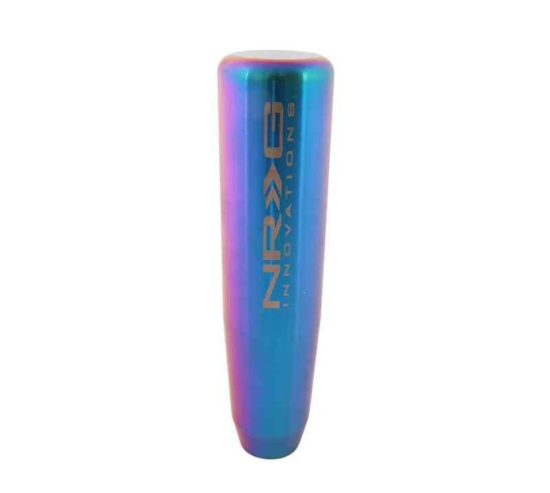 NRG Universal Short Shifter Knob - 5in. Length / Heavy Weight 1.27Lbs. - Multi Color/Neochrome - Image 2
