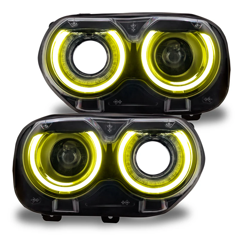 Oracle 15-21 Dodge Challenger RGB+W Headlight DRL Upgrade Kit - ColorSHIFT+W - Image 6