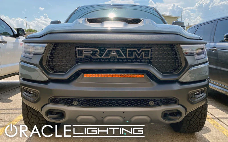 Oracle 19-22 RAM Rebel/TRX Front Bumper Flush LED Light Bar System - Image 3