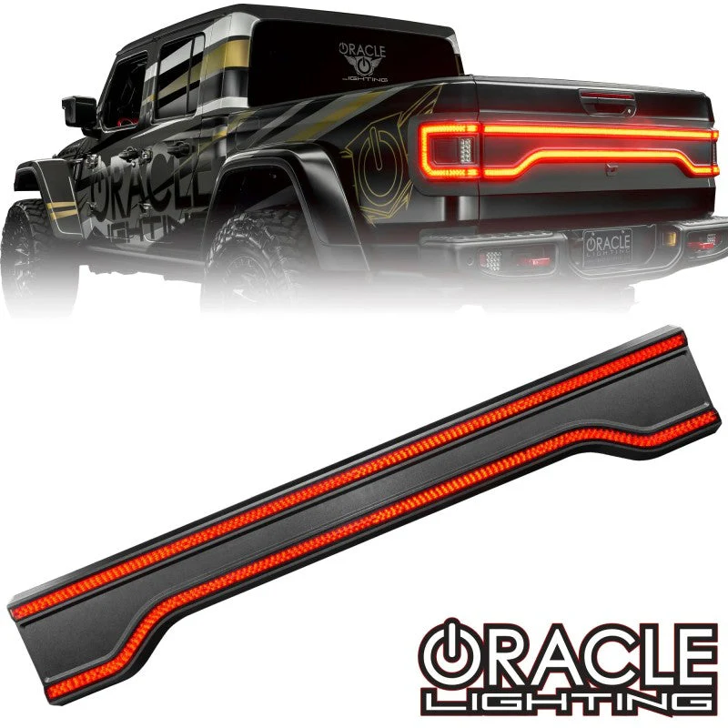 Oracle 20-23 Jeep Gladiator Racetrack Style LED Tail Gate Light - Tinted - Image 4