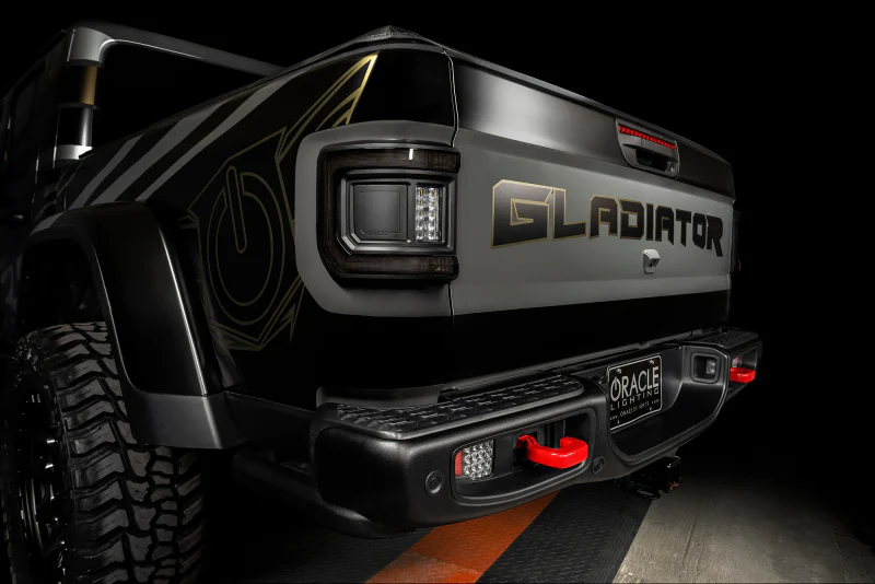 Oracle 2020+ Jeep Gladiator JT Flush Mount LED Tail Lights - Tinted Lens - Image 2