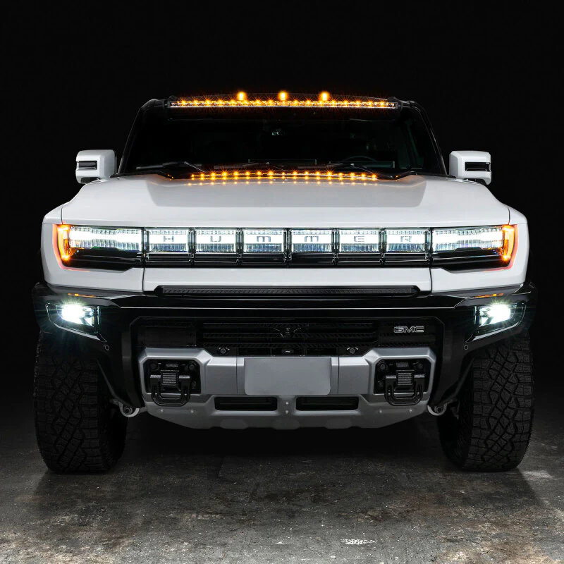 Oracle 22-24 Hummer EV 5in Roof Mount Curved Light Bar w/ Brackets - Image 7