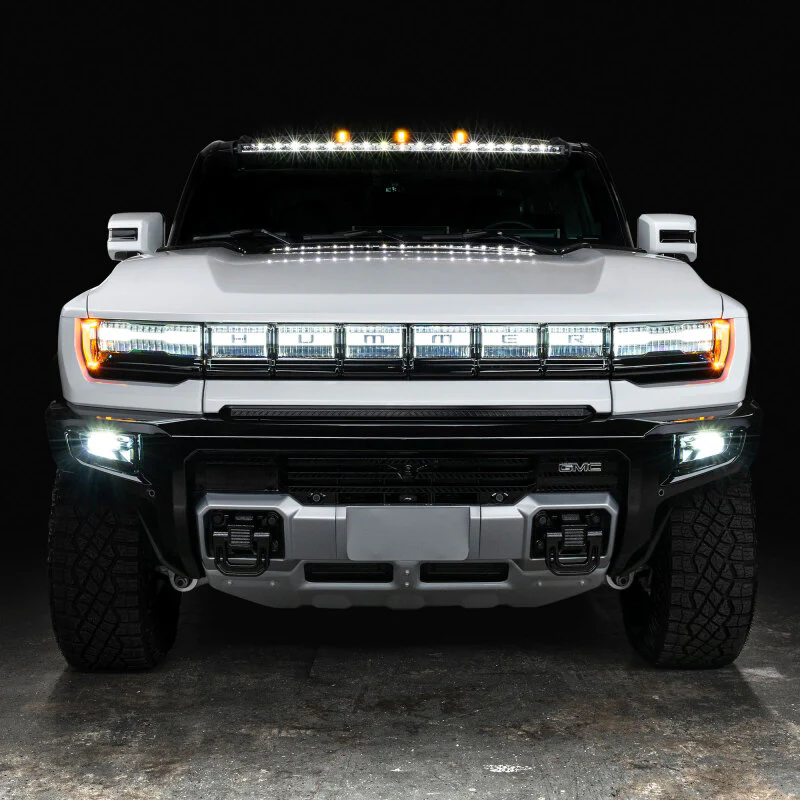 Oracle 22-24 Hummer EV 5in Roof Mount Curved Light Bar w/ Brackets - Image 9