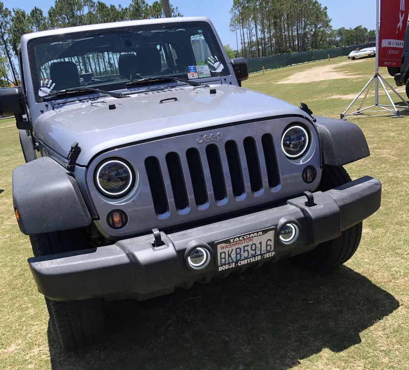 Oracle 7in High Powered LED Headlights - Black Bezel - White - Image 4