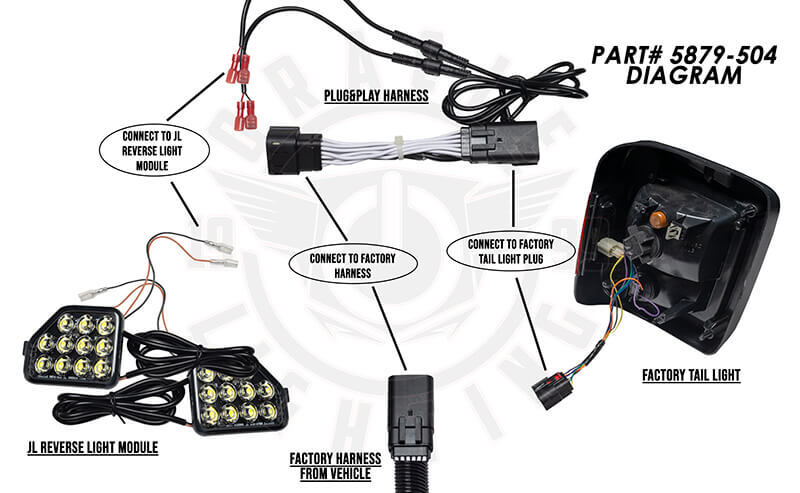 Oracle Plug & Play Wiring Adapter for Jeep Wrangler JL Reverse Lights - Image 3