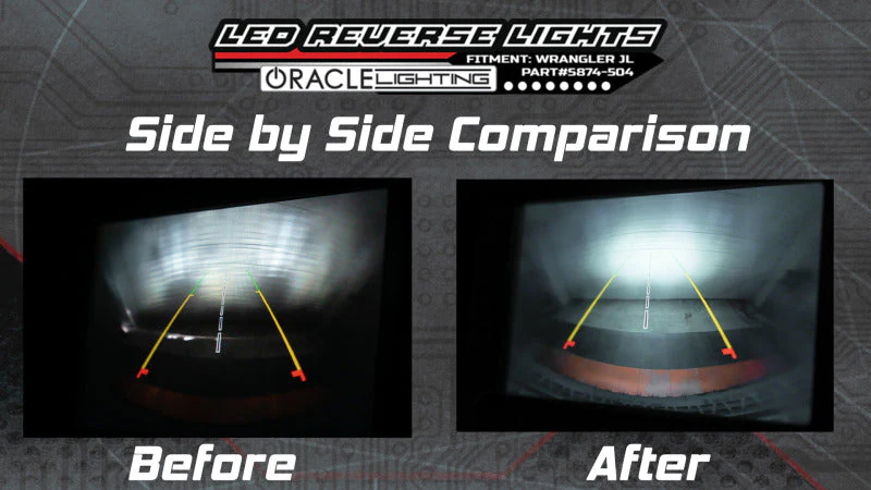 Oracle Rear Bumper LED Reverse Lights for Jeep Wrangler JL - 6000K - Image 17
