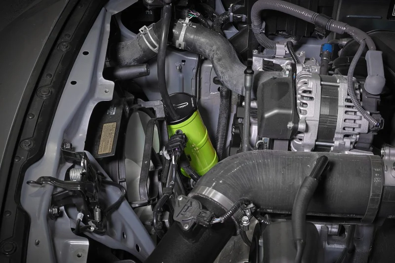 PERRIN 02-25 Subaru WRX / 04-21 STI / 13-26 BRZ/GR86/FRS/86 Coolant Overflow Tank - Neon Yellow - Image 3