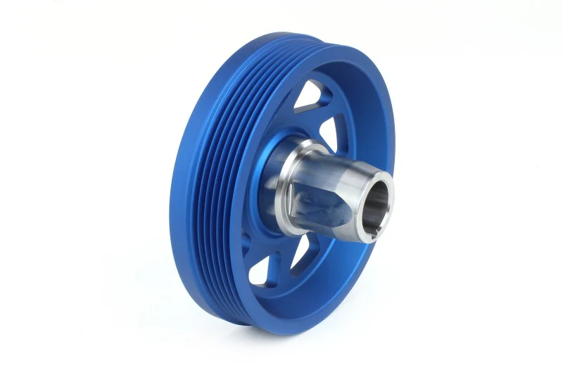 PERRIN 19-21 Subaru WRX / 16-18 Forester / 15-19 Legacy Lightweight Crank Pulley - Blue - Image 4