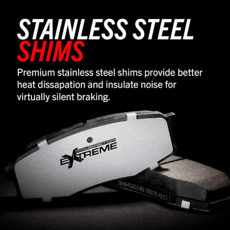 Power Stop 11-17 Chevrolet Caprice Rear Z26 Extreme Street Brake Pads w/Hardware - Image 5