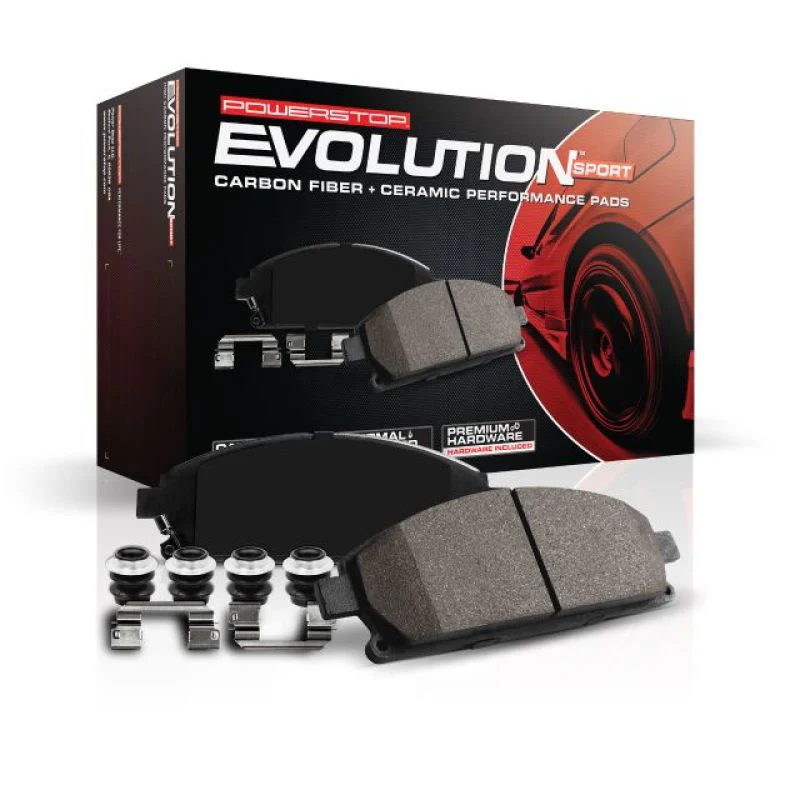 Power Stop 12-18 Audi A6 Rear Z23 Evolution Sport Brake Pads w/Hardware - Image 2