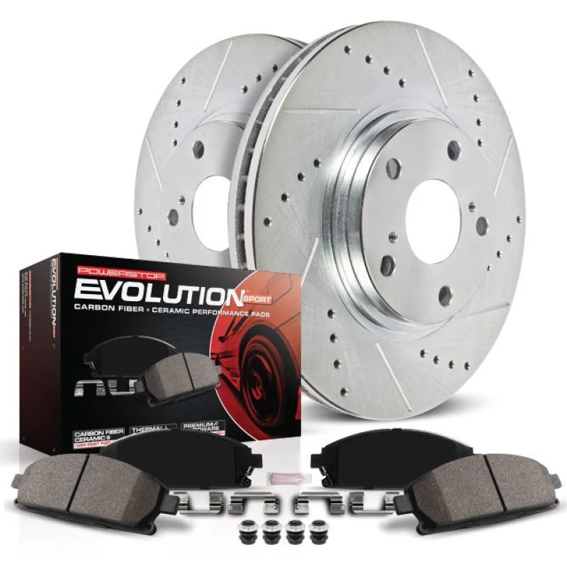 Power Stop 13-19 Honda Accord Front Z23 Evolution Sport Brake Kit - Image 2