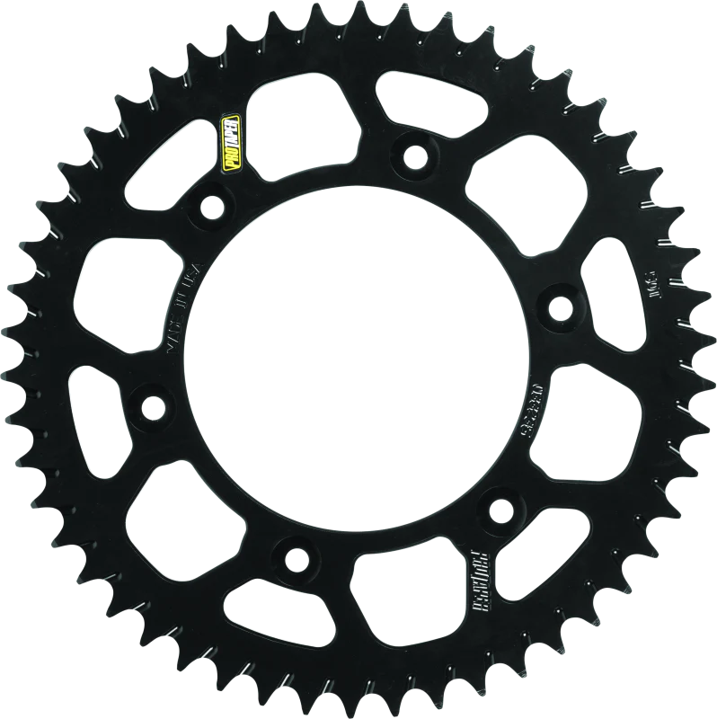 ProTaper Honda/Yamaha Rear Black Sprocket - 48 Teeth - Image 2
