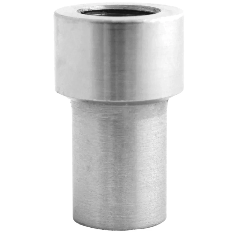 QA1 Tube Adapter - 5/8in OD - Smooth - Left Hand - 5/16-24 Thread .058 Wall - Alloy - Image 2