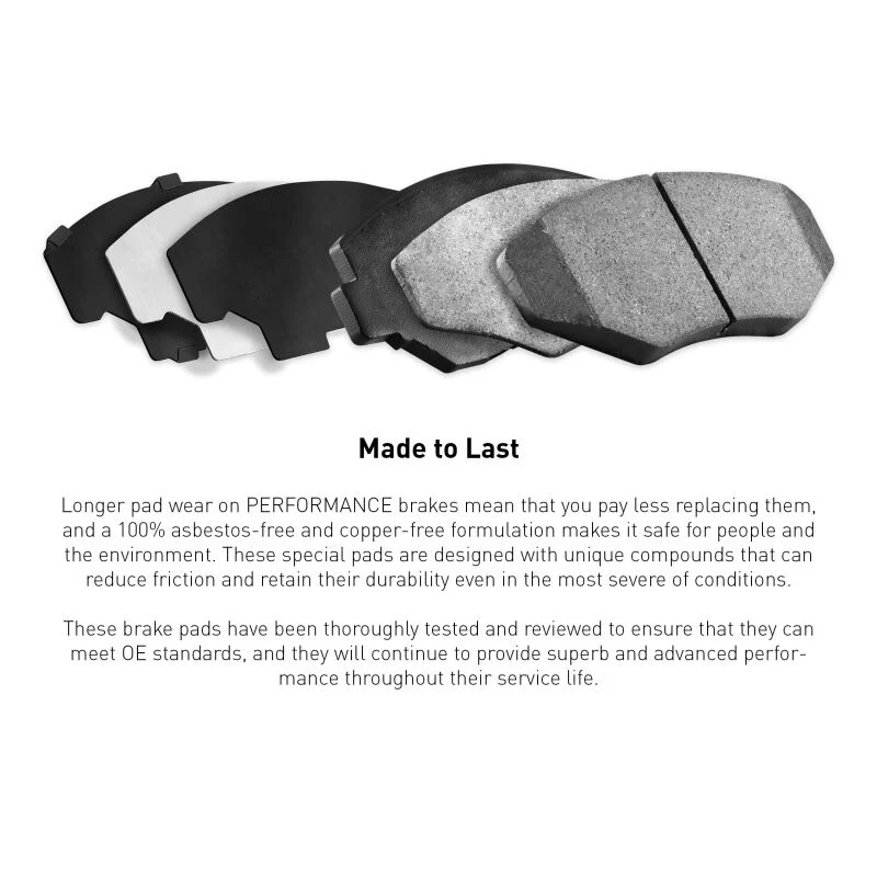 R1 96-15 Honda Civic Front Performance Sport Pads & Hardware Kit - Image 5