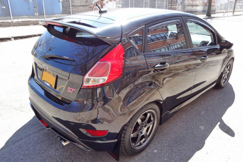 Rally Armor 13-19 Ford Fiesta ST Black UR Mud Flap w/Red Logo - Image 3