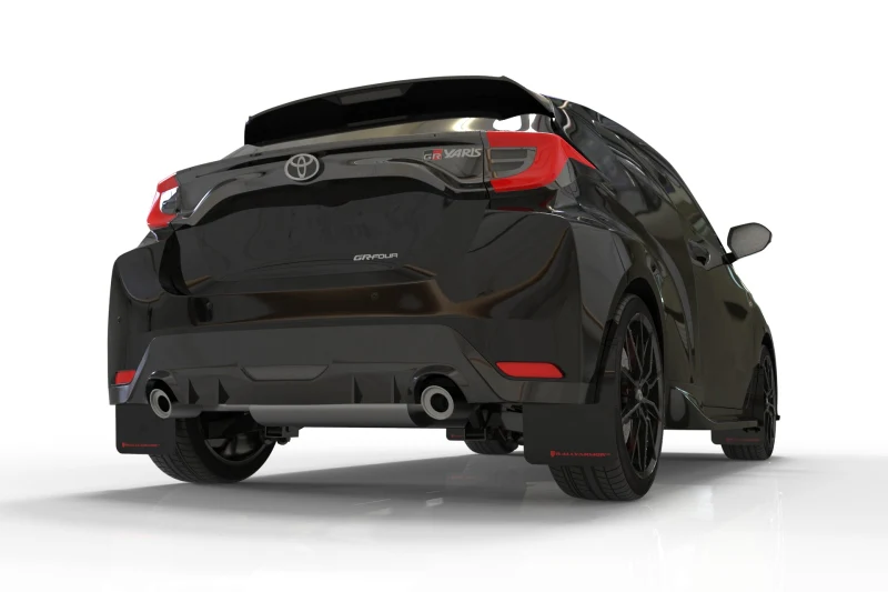 Rally Armor 20-26 Toyota GR Yaris Black Mud Flap w/Red Logo - Image 3