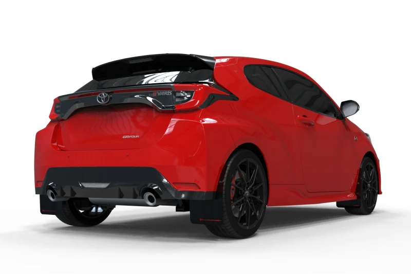Rally Armor 20-26 Toyota GR Yaris Black Mud Flap w/Red Logo - Image 5