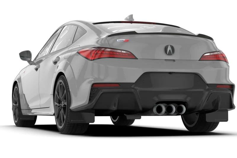 Rally Armor 23-25 Acura Integra A-Spec Black UR Mud Flap W/Dark Grey Logo (No Drill Req) - Image 3
