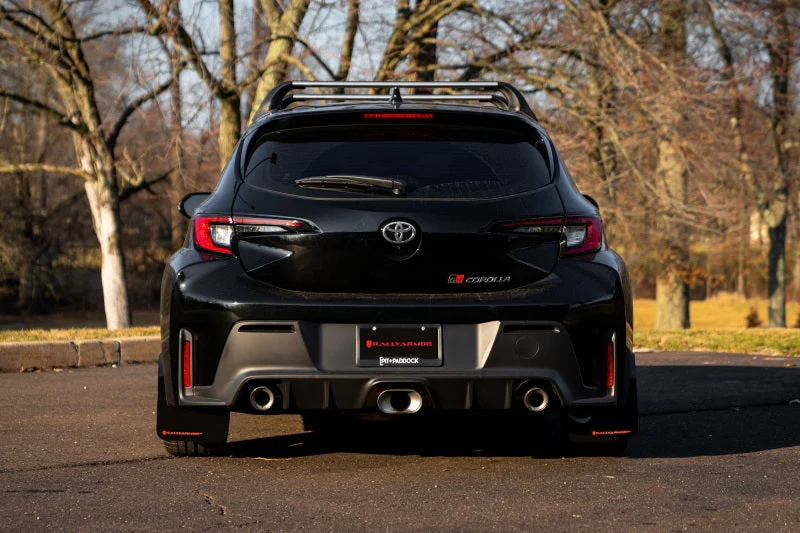 Rally Armor 23-26 Toyota GR Corolla Black UR Mud Flap w/Red Logo - Image 9