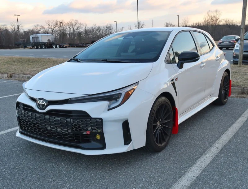 Rally Armor 23-26 Toyota GR Corolla Red UR Mud Flap w/Black Logo - Image 12