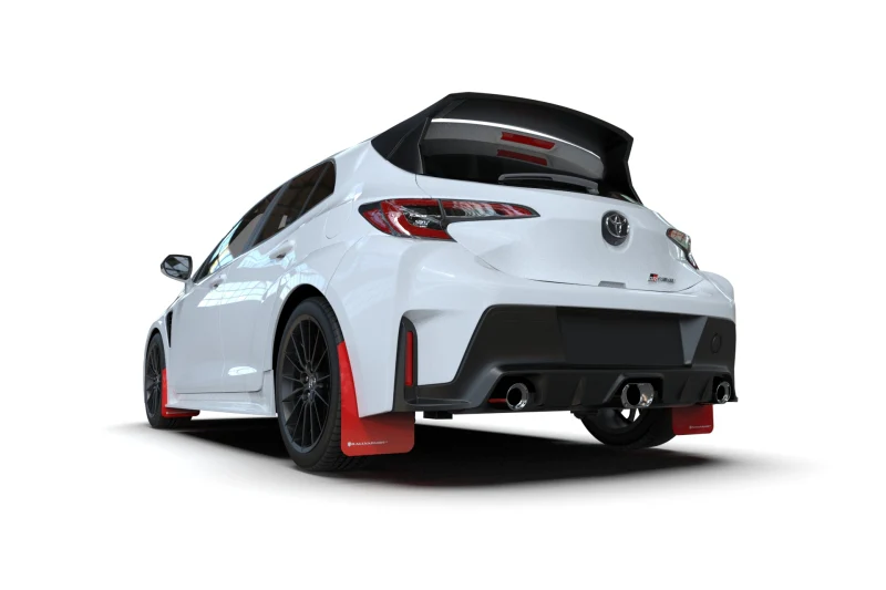 Rally Armor 23-26 Toyota GR Corolla Red UR Mud Flap w/Black Logo - Image 7