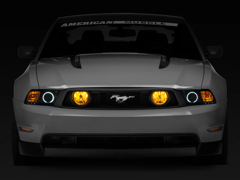 Raxiom 05-12 Ford Mustang GT Fog Lights Yellow - Image 3