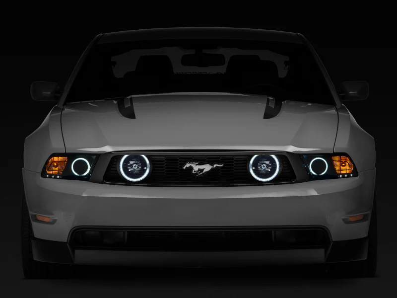 Raxiom 05-12 Ford Mustang GT LED Halo Fog Lights (Smoked) - Image 10