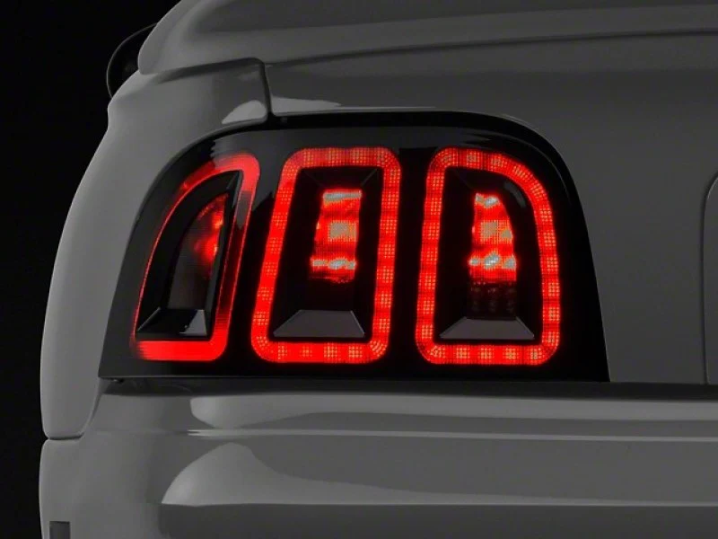 Raxiom 96-98 Ford Mustang Icon LED Tail Lights- Black Housing (Smoked Lens) - Image 14