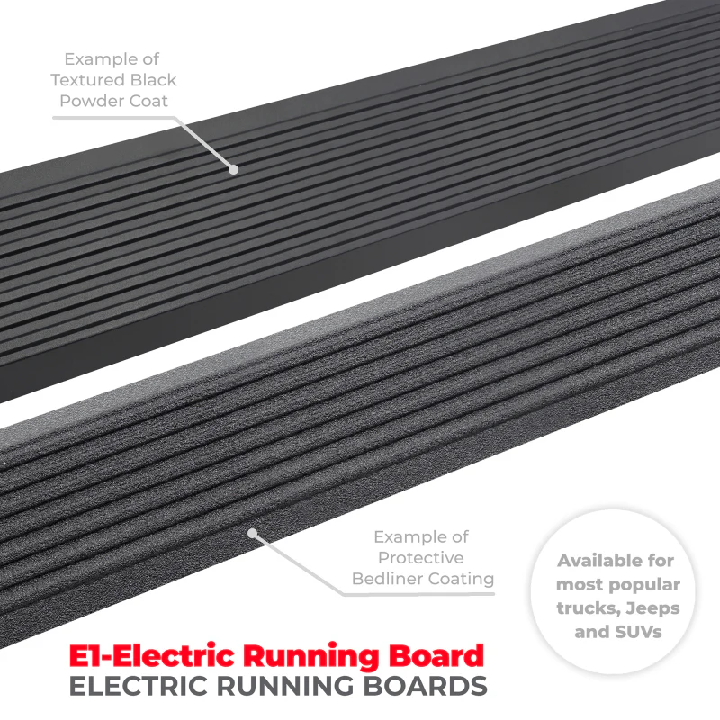 RealTruck 19-24 Ram 1500 Crew Cab 4dr VoltStep Electric Running Board Kit (No Drill) - Tex. Blk - Image 7
