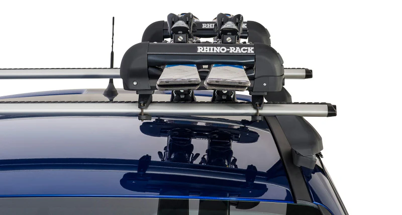 Rhino-Rack Universal Ski Carrier - Fits 2 Pairs of Skis - Black - Image 8