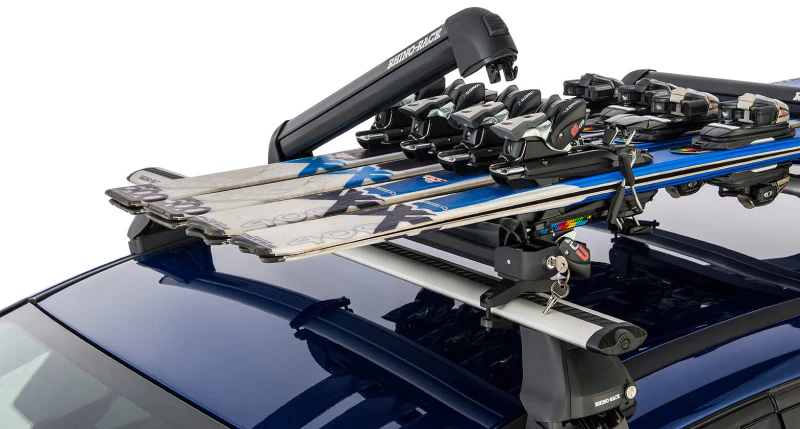 Rhino-Rack Universal Ski/Snowboard Carrier - Fits 4 Pairs of Skis or 2 Snowboards - Black - Image 5
