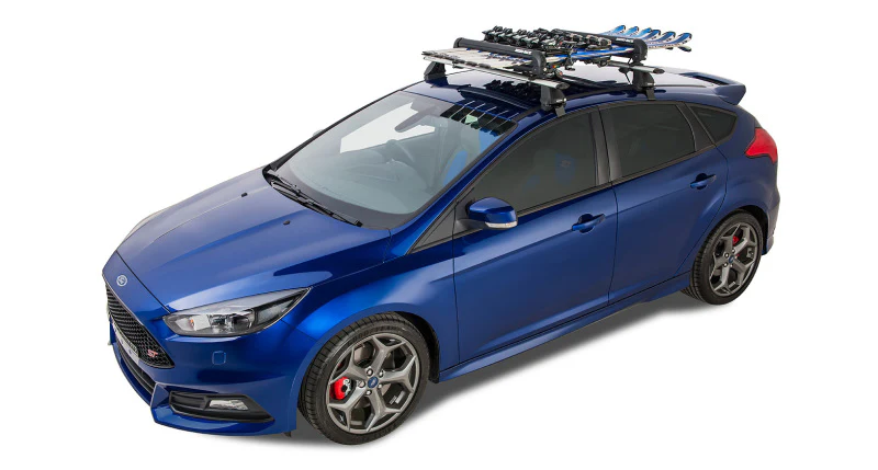 Rhino-Rack Universal Ski/Snowboard Carrier - Fits 6 Pairs of Skis or 4 Snowboards - Black - Image 4