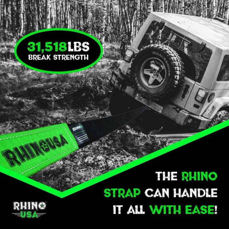 Rhino USA 30Ft Tow Strap/Hitch Combo - Image 4